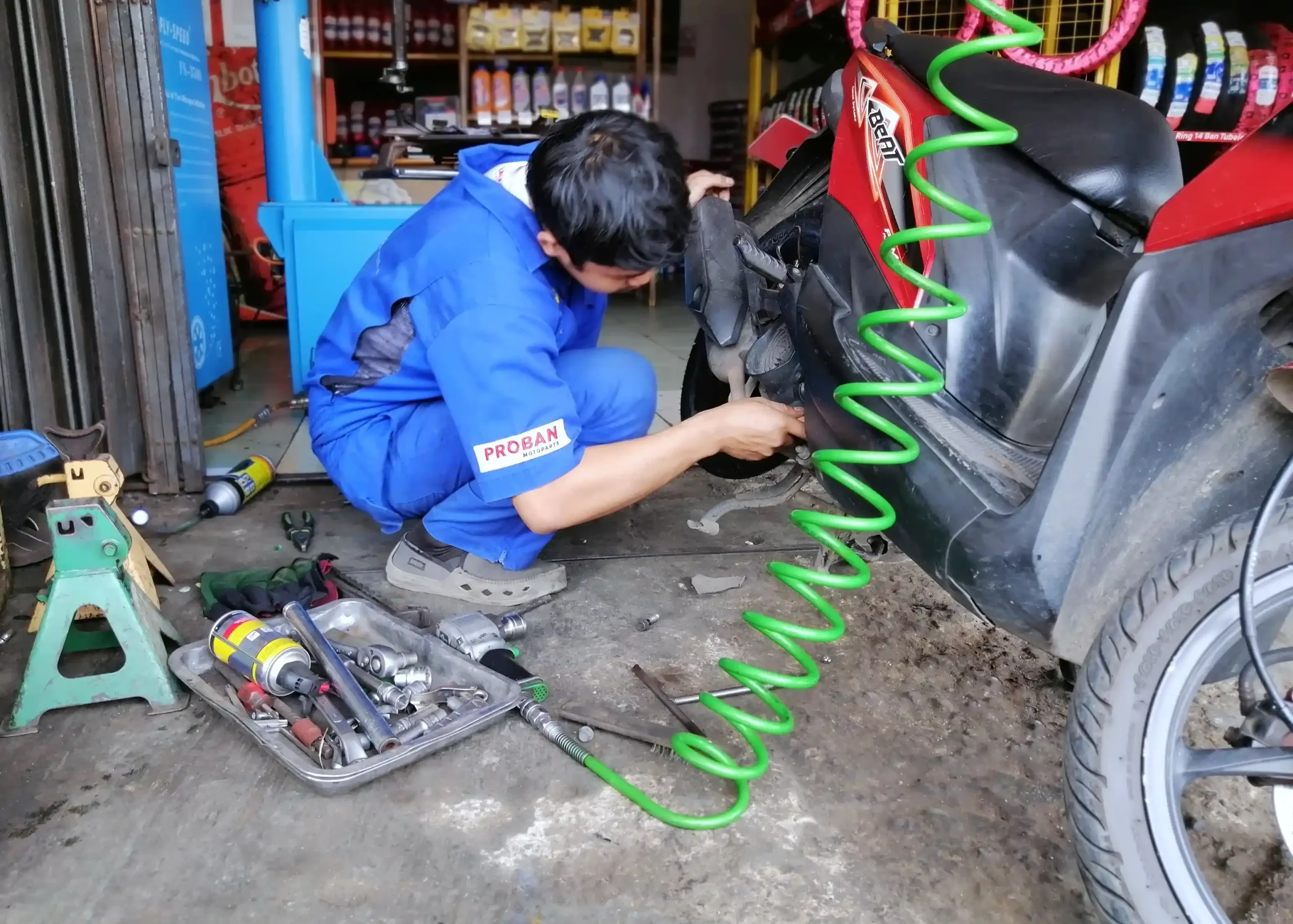 biaya servis motor