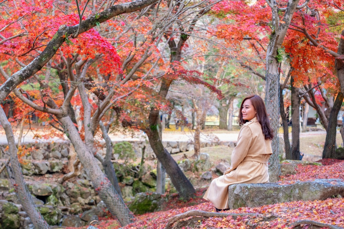 outfit musim gugur di jepang